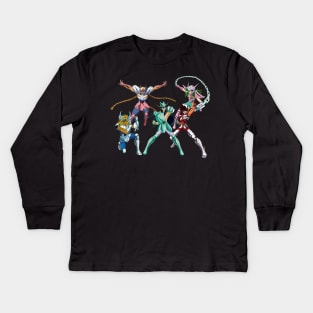 bronze saints - caballeros del zodiaco #1 Kids Long Sleeve T-Shirt